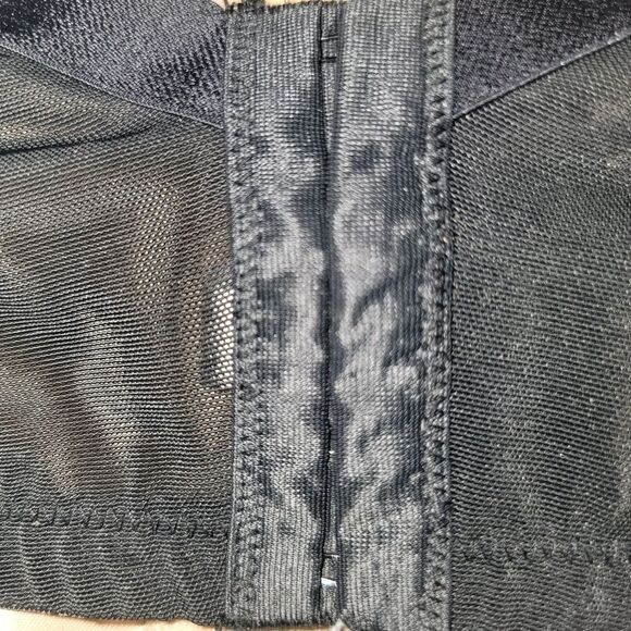 Cacique Modern Lace Lightly Lined Balconette Bra Black beige 42H - Picture 6 of 9